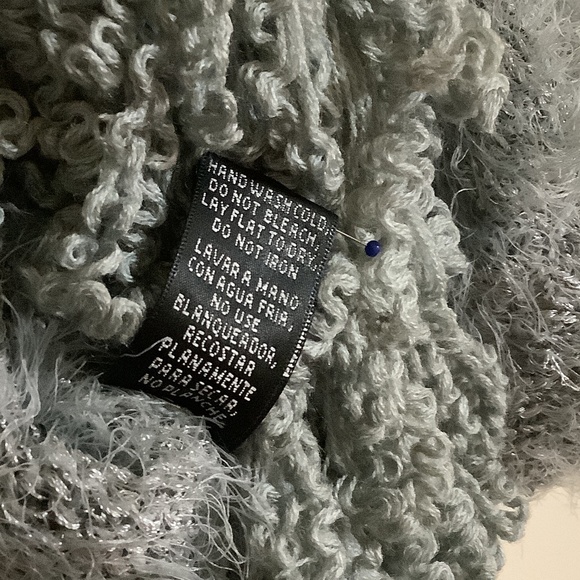 Ladies dressy sequined sweater with fringe trim. - Picture 5 of 5